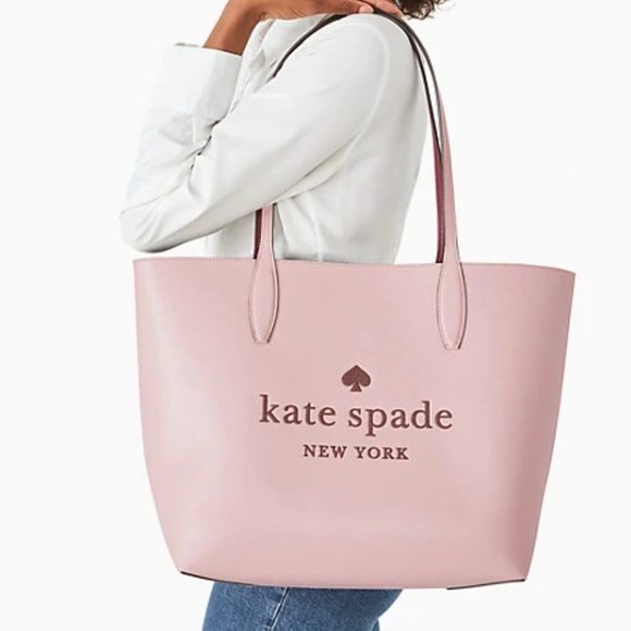 NWT Kate Spade genuine leather tote and wristlet - Picture 3 of 9